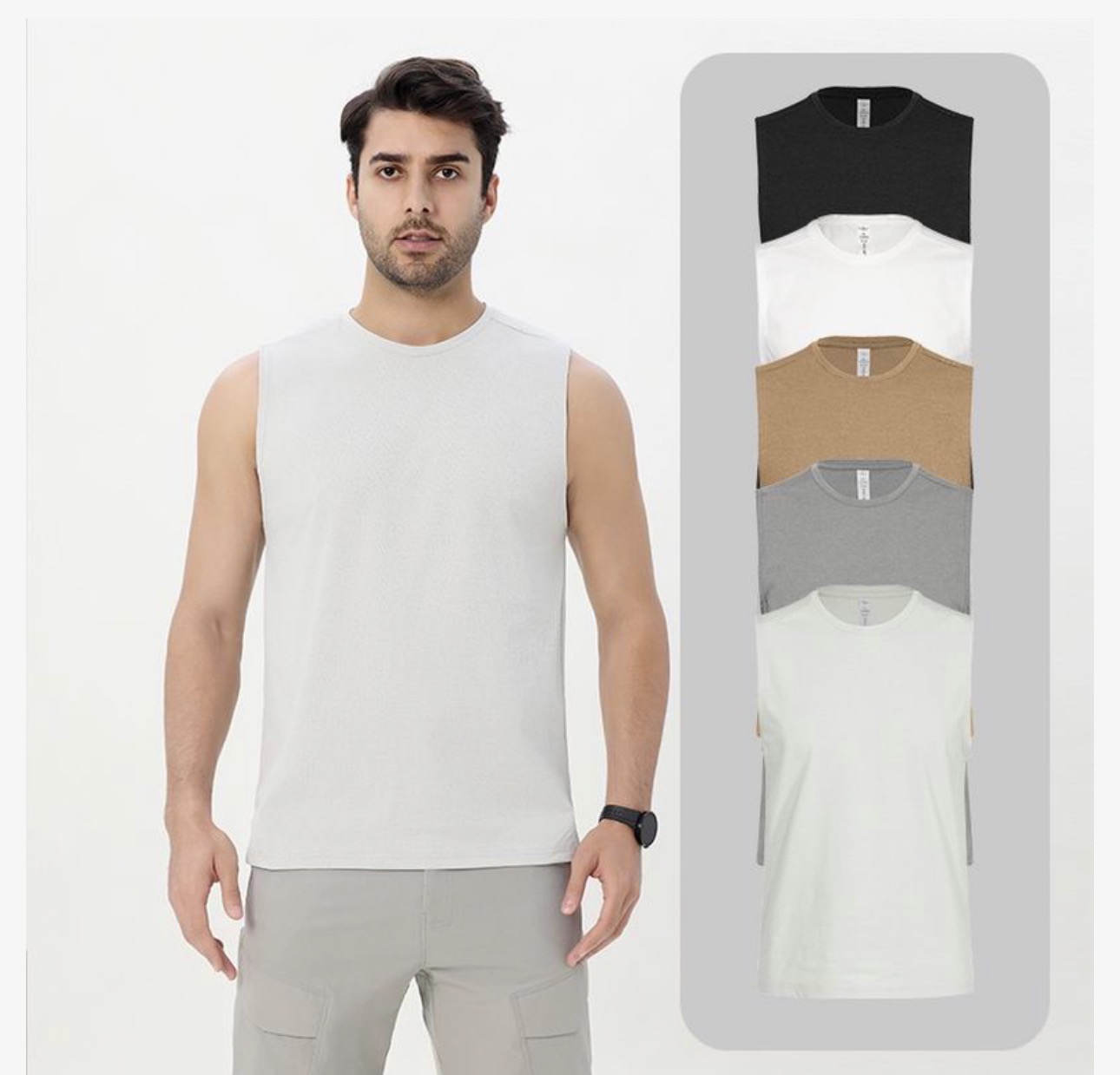 ALO Sleeveless Crewneck Top color options