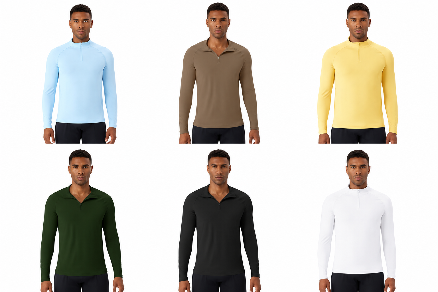 ALO Long-Sleeve Collared Top color options