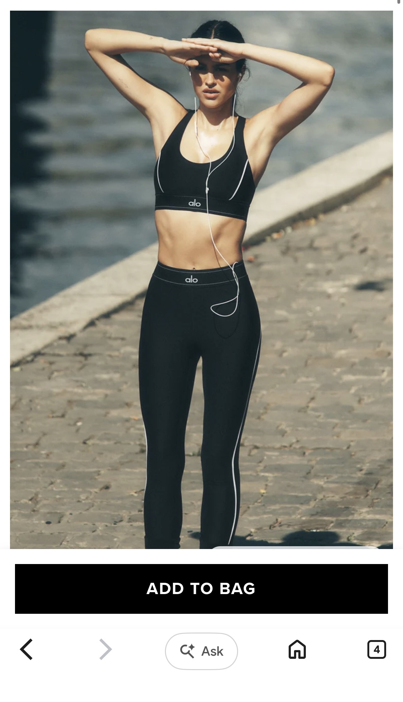 Alo Performance Legging Suit in Black